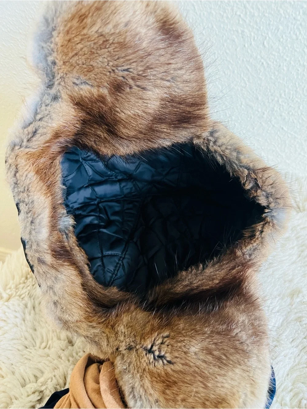 Vintage Natural Fur Trapper Hat – Unisex - Picture 7 of 8